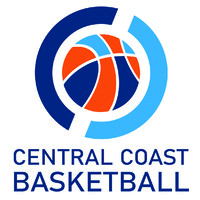 Central Coast Basketball logo featuring a stylized basketball in orange and blue, representing community sports involvement and partnership with Life Medical Imaging.