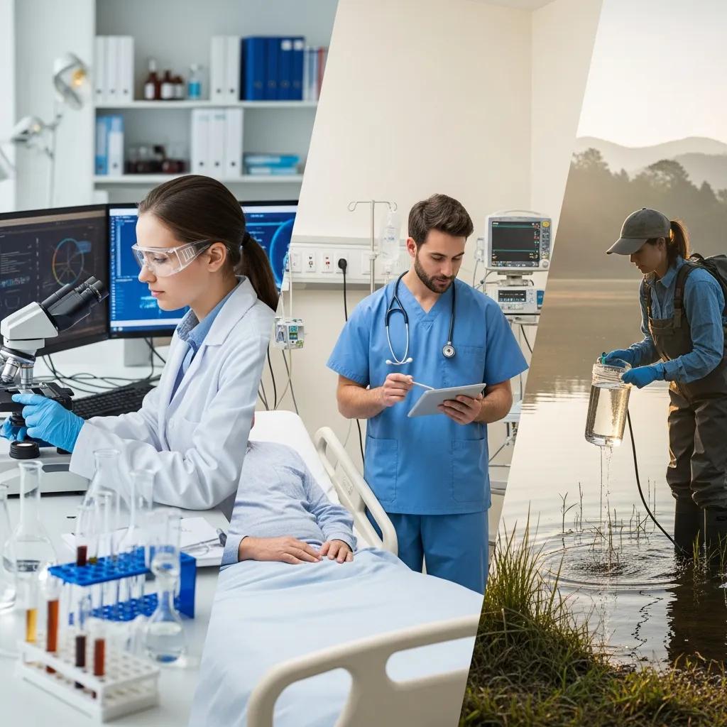 Representations of careers for applied science graduates across laboratory, clinical and environmental settings