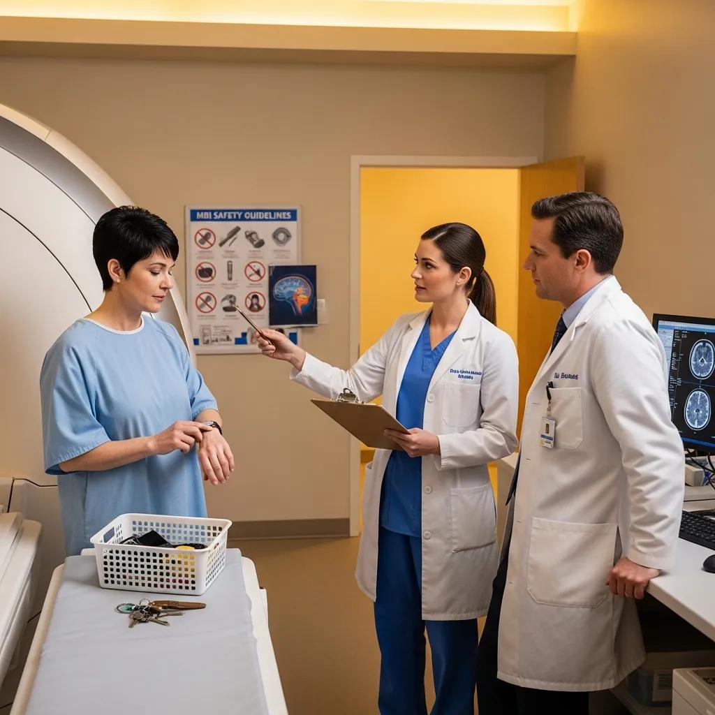 Patient preparing for a brain scan &mdash; key preparation steps to follow